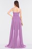 ColsBM Skye Orchid Sexy A-line Strapless Zip up Sweep Train Ruching Bridesmaid Dresses