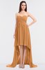 ColsBM Skye Pheasant Sexy A-line Strapless Zip up Sweep Train Ruching Bridesmaid Dresses