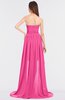 ColsBM Skye Rose Pink Sexy A-line Strapless Zip up Sweep Train Ruching Bridesmaid Dresses
