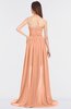 ColsBM Skye Salmon Sexy A-line Strapless Zip up Sweep Train Ruching Bridesmaid Dresses