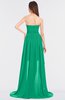 ColsBM Skye Sea Green Sexy A-line Strapless Zip up Sweep Train Ruching Bridesmaid Dresses