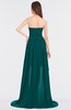 ColsBM Skye Shaded Spruce Sexy A-line Strapless Zip up Sweep Train Ruching Bridesmaid Dresses