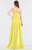 ColsBM Skye Yellow Iris Sexy A-line Strapless Zip up Sweep Train Ruching Bridesmaid Dresses