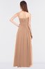 ColsBM Lexi Almost Apricot Elegant Bateau Sleeveless Zip up Floor Length Appliques Bridesmaid Dresses