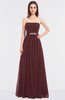 ColsBM Lexi Burgundy Elegant Bateau Sleeveless Zip up Floor Length Appliques Bridesmaid Dresses