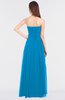 ColsBM Lexi Cornflower Blue Elegant Bateau Sleeveless Zip up Floor Length Appliques Bridesmaid Dresses