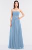 ColsBM Lexi Dusty Blue Elegant Bateau Sleeveless Zip up Floor Length Appliques Bridesmaid Dresses