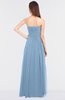 ColsBM Lexi Dusty Blue Elegant Bateau Sleeveless Zip up Floor Length Appliques Bridesmaid Dresses