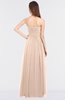 ColsBM Lexi Fresh Salmon Elegant Bateau Sleeveless Zip up Floor Length Appliques Bridesmaid Dresses