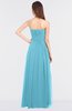 ColsBM Lexi Light Blue Elegant Bateau Sleeveless Zip up Floor Length Appliques Bridesmaid Dresses