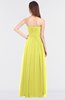 ColsBM Lexi Pale Yellow Elegant Bateau Sleeveless Zip up Floor Length Appliques Bridesmaid Dresses