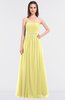 ColsBM Lexi Pastel Yellow Elegant Bateau Sleeveless Zip up Floor Length Appliques Bridesmaid Dresses