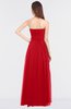 ColsBM Lexi Red Elegant Bateau Sleeveless Zip up Floor Length Appliques Bridesmaid Dresses