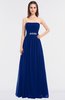 ColsBM Lexi Sodalite Blue Elegant Bateau Sleeveless Zip up Floor Length Appliques Bridesmaid Dresses