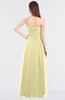 ColsBM Lexi Soft Yellow Elegant Bateau Sleeveless Zip up Floor Length Appliques Bridesmaid Dresses