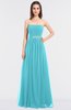 ColsBM Lexi Turquoise Elegant Bateau Sleeveless Zip up Floor Length Appliques Bridesmaid Dresses