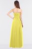 ColsBM Lexi Yellow Iris Elegant Bateau Sleeveless Zip up Floor Length Appliques Bridesmaid Dresses