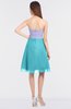 ColsBM Kadence Turquoise Modern A-line Strapless Sleeveless Flower Bridesmaid Dresses