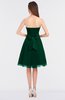 ColsBM Olivia Alpine Green Princess A-line Strapless Knee Length Bow Bridesmaid Dresses