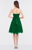 ColsBM Olivia Green Princess A-line Strapless Knee Length Bow Bridesmaid Dresses