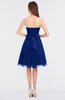 ColsBM Olivia Nautical Blue Princess A-line Strapless Knee Length Bow Bridesmaid Dresses