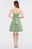 ColsBM Olivia Pale Green Princess A-line Strapless Knee Length Bow Bridesmaid Dresses