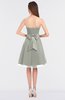 ColsBM Olivia Platinum Princess A-line Strapless Knee Length Bow Bridesmaid Dresses