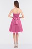 ColsBM Olivia Rose Pink Princess A-line Strapless Knee Length Bow Bridesmaid Dresses