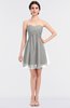ColsBM Denise Platinum Glamorous A-line Sleeveless Zip up Mini Appliques Bridesmaid Dresses