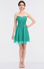 ColsBM Denise Turquoise G97 Glamorous A-line Sleeveless Zip up Mini Appliques Bridesmaid Dresses
