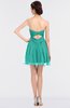 ColsBM Denise Turquoise G97 Glamorous A-line Sleeveless Zip up Mini Appliques Bridesmaid Dresses