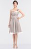 ColsBM Emelia Rosewater Pink Elegant A-line Sleeveless Zip up Knee Length Ruching Bridesmaid Dresses