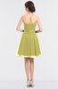 ColsBM Julissa Daffodil Glamorous Strapless Sleeveless Zip up Knee Length Ruching Bridesmaid Dresses