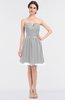 ColsBM Julissa Nimbus Cloud Glamorous Strapless Sleeveless Zip up Knee Length Ruching Bridesmaid Dresses