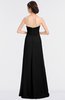 ColsBM Jemma Black Elegant A-line Strapless Sleeveless Ruching Bridesmaid Dresses