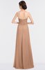 ColsBM Jemma Burnt Orange Elegant A-line Strapless Sleeveless Ruching Bridesmaid Dresses