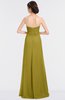 ColsBM Jemma Golden Olive Elegant A-line Strapless Sleeveless Ruching Bridesmaid Dresses