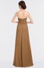 ColsBM Jemma Light Brown Elegant A-line Strapless Sleeveless Ruching Bridesmaid Dresses