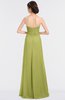 ColsBM Jemma Linden Green Elegant A-line Strapless Sleeveless Ruching Bridesmaid Dresses