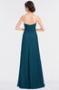 ColsBM Jemma Moroccan Blue Elegant A-line Strapless Sleeveless Ruching Bridesmaid Dresses