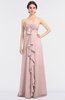 ColsBM Jemma Pastel Pink Elegant A-line Strapless Sleeveless Ruching Bridesmaid Dresses
