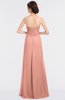 ColsBM Jemma Peach Elegant A-line Strapless Sleeveless Ruching Bridesmaid Dresses