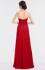 ColsBM Jemma Red Elegant A-line Strapless Sleeveless Ruching Bridesmaid Dresses