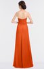 ColsBM Jemma Tangerine Elegant A-line Strapless Sleeveless Ruching Bridesmaid Dresses
