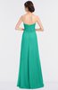 ColsBM Jemma Viridian Green Elegant A-line Strapless Sleeveless Ruching Bridesmaid Dresses