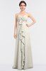 ColsBM Jemma Whisper White Elegant A-line Strapless Sleeveless Ruching Bridesmaid Dresses