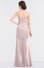 ColsBM Tayler Blush Elegant A-line Spaghetti Sleeveless Zip up Bridesmaid Dresses