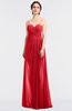 ColsBM Tayler Coral Elegant A-line Spaghetti Sleeveless Zip up Bridesmaid Dresses