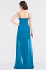 ColsBM Tayler Cornflower Blue Elegant A-line Spaghetti Sleeveless Zip up Bridesmaid Dresses