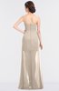 ColsBM Tayler Cream Tan Elegant A-line Spaghetti Sleeveless Zip up Bridesmaid Dresses